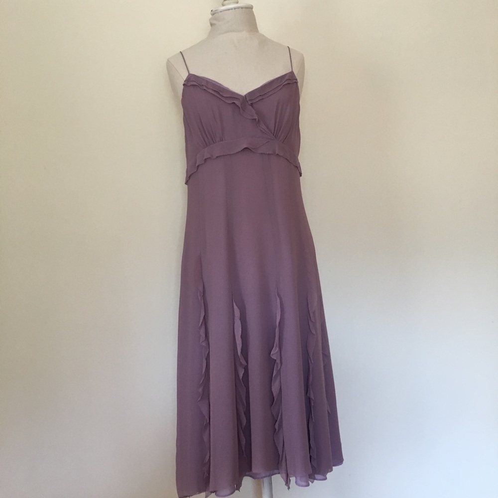 Adrienne Vittadini Silk Chiffon Slip dress